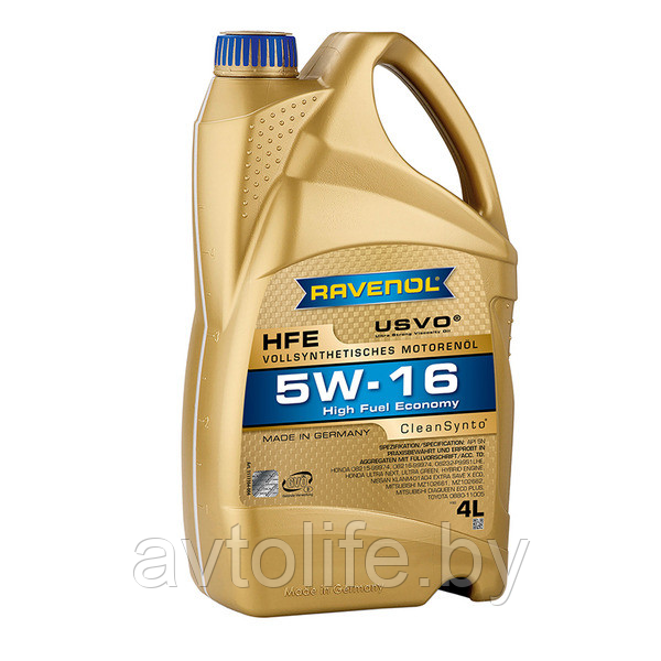 Моторное масло HFE 5W-16 4л