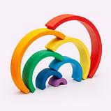 Пирамидка Радуга Монтессори, фото 2