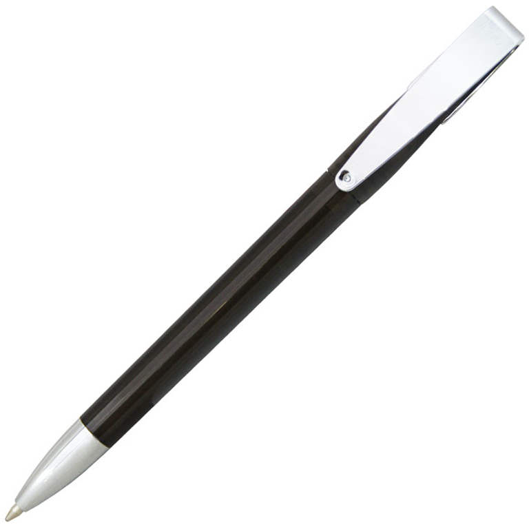 Ручка шариковая Cobra, автоматическая, пластик, прозрачный, металл - фото 1 - id-p218206764
