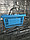 Корзина покупательская 20л голубая с двумя ручками черного цвета, стоимость с НДС, фото 2