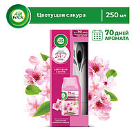 Освежитель воздуха автоматический Airwick Freshmatic "Pure. Цветущая сакура", 250мл., комплект