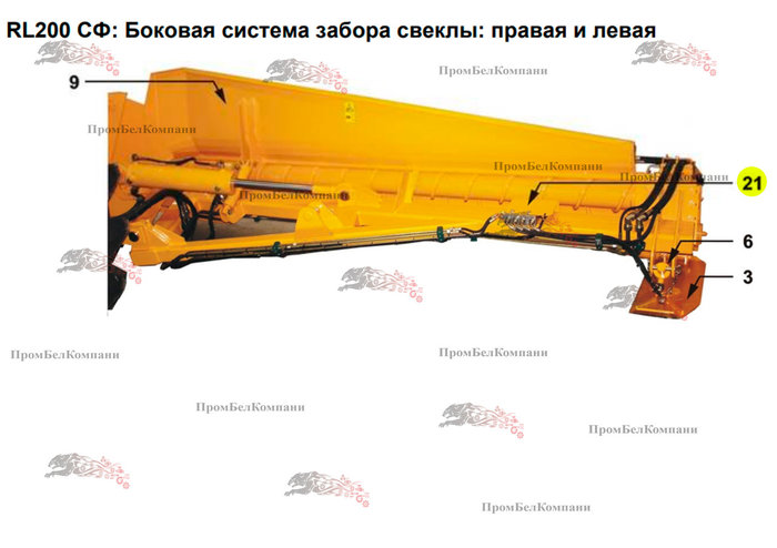 Предохранительный щиток 21-M11-020-000-043 для свеклопогрузчика Franz ...