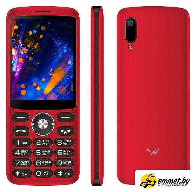 Кнопочный телефон Vertex D571 (красный) - фото 2 - id-p218219193