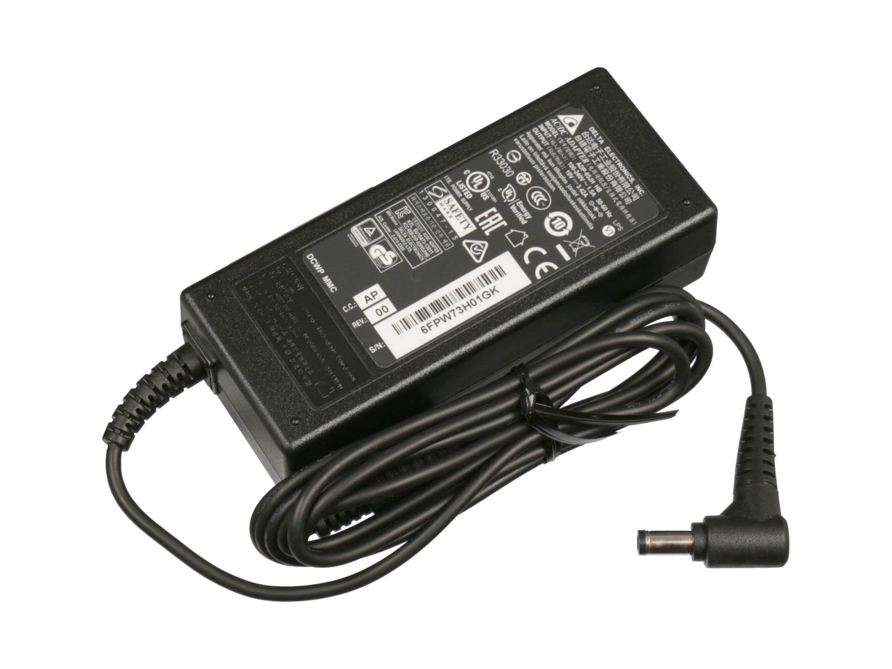 Зарядное, блок питания (сетевой адаптер) для ноутбука DELTA ADP-65JH DB HB 100-240 V 19V 3.42A 65W Original AC - фото 1 - id-p218219614