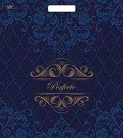 Пакет ПЭ с вырубной ручкой "Перфекто Бархат" 48х42+3 (90)