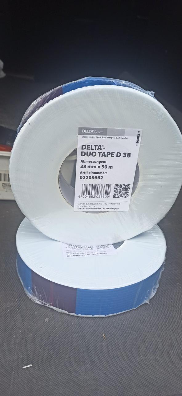 Двухсторонняя лента DELTA-DUO TAPE D38мм*50м - фото 1 - id-p28858628