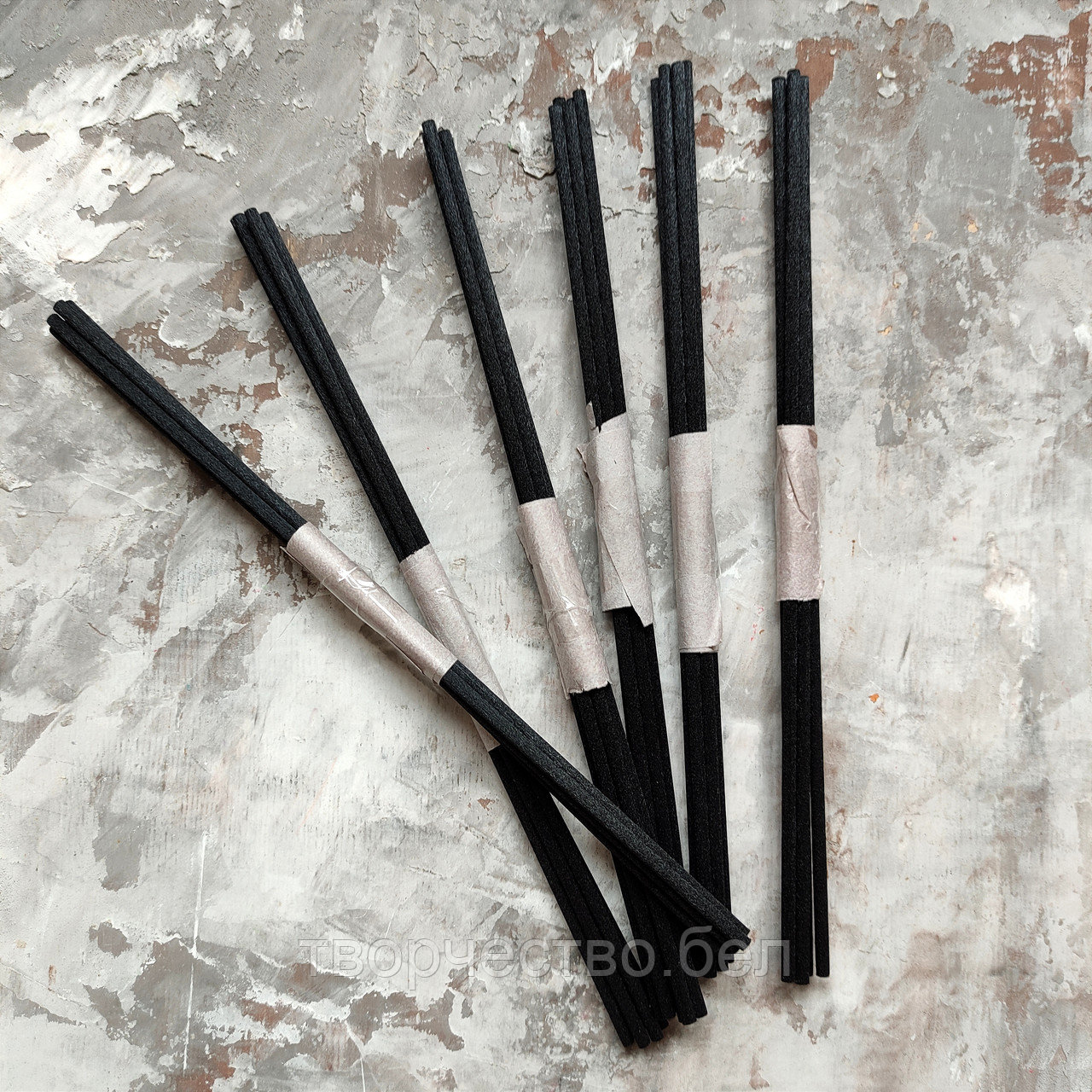 Фибровые палочки 5 мм/25 см черные для диффузора, 5 шт - фото 3 - id-p218222614