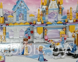 Детский конструктор для девочек Холодное сердце ледяной замок Эльзы frozen LB2106, аналог лего lego - фото 3 - id-p218222630