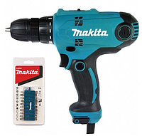 Дрель-шуруповерт Makita DF0300X3 (набор оснастки)