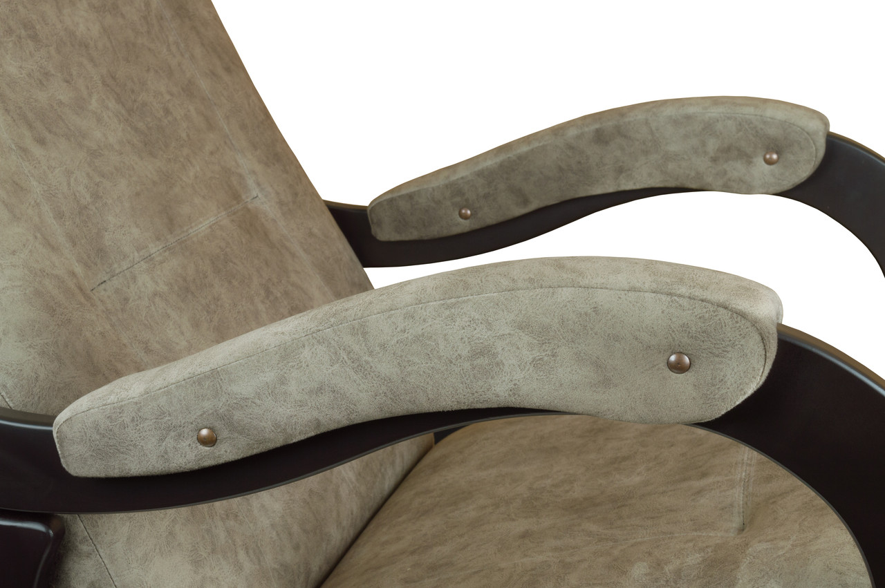 Кресло-качалка Бастион-4 арт. Goya nut Ноги венге - фото 3 - id-p218223788