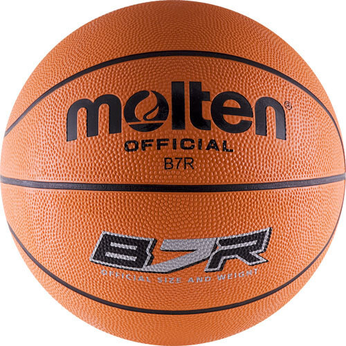 Баскетбольный мяч для тренировок MOLTEN B7R, 634MOB7R резиновый размер 7