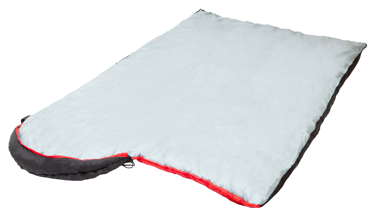Спальный мешок ACAMPER HYGGE 2*200г/м2 (black-red) - фото 7 - id-p218223810