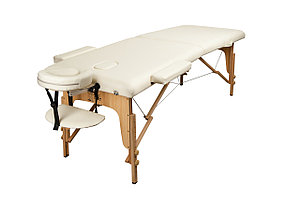 Массажный стол Atlas Sport складной 2-с деревянный 60 см (бежевый; бургунди; коричневый; чёрный)