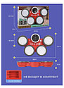 Барабанная установка WiMi, музыкальная игрушка с 5 скоростями ритма, детский игровой набор, фото 7