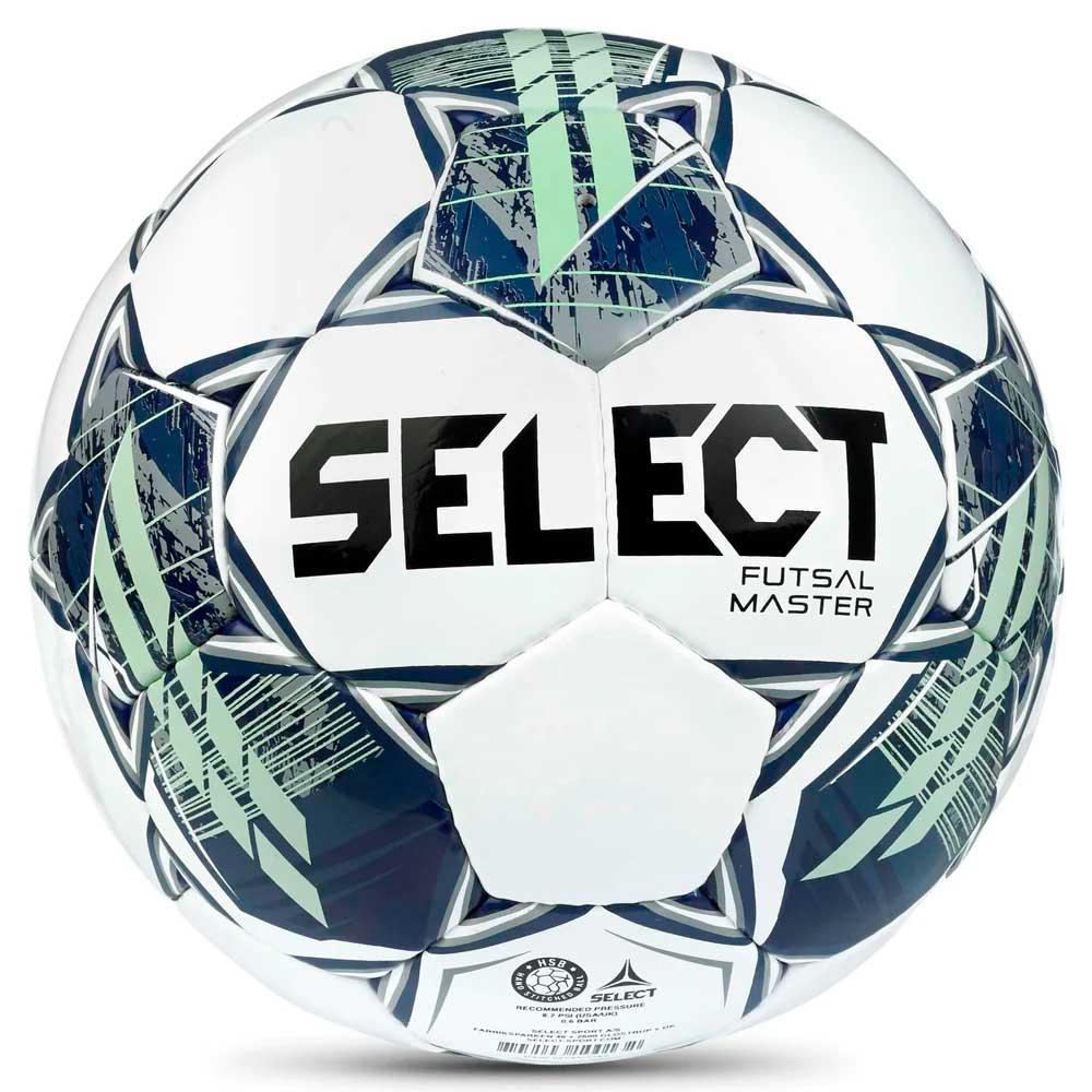 Мяч футзальный Select Futsal Master v22 №4 Бело-Зеленый - фото 1 - id-p218223894