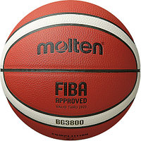 Баскетбольный мяч для top тренировок MOLTEN B7G3800 FIBA, синт. кожа размер 7