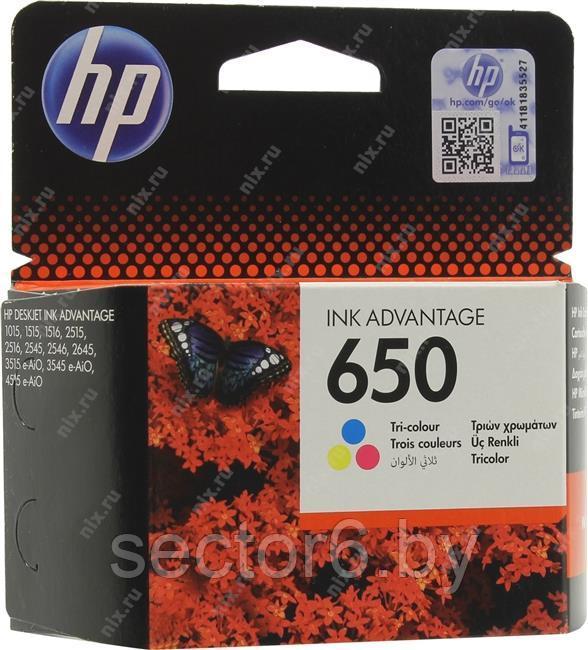 Картридж HP 650 (CZ102AE) - фото 1 - id-p218224480