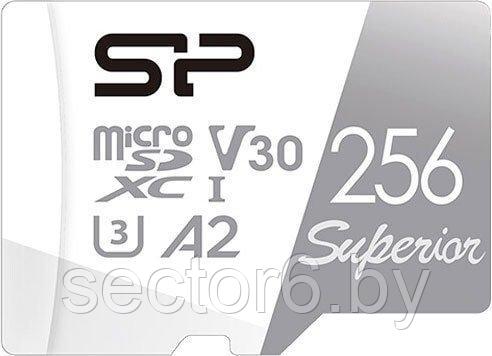 Карта памяти Silicon-Power Superior microSDXC SP256GBSTXDA2V20SP 256GB (с адаптером) - фото 2 - id-p218225418