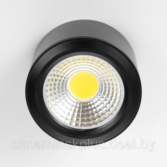 Светильник "Алми" LED 5Вт 4000К черный 7х7х5 см - фото 4 - id-p218229943
