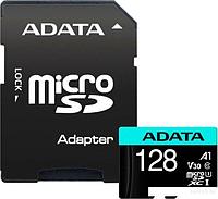 Карта памяти A-Data Premier Pro AUSDX128GUI3V30SA2-RA1 microSDXC 128GB (с адаптером)