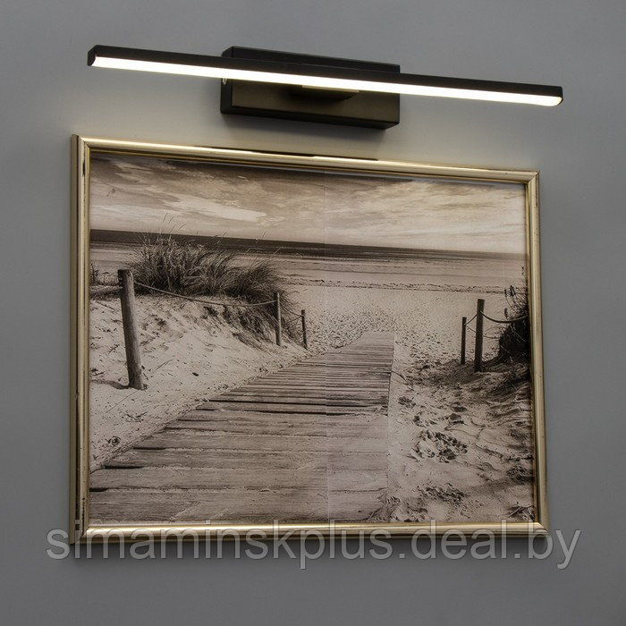 Подсветка для картин и зеркал "Бернс" LED 8Вт 4000К чёрный 40х7х5 см - фото 4 - id-p218230266