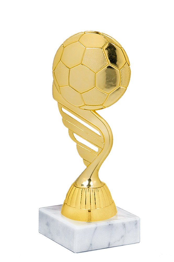 Приз "Футбольный мяч"на мраморной подставке , 15 см , 427-150 G - фото 1 - id-p218237116