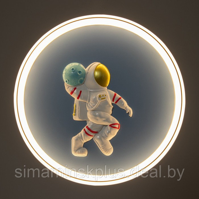 Светильник "Космонавт" LED 48Вт 3000-6000К белый 47х47х6 см - фото 4 - id-p218230557