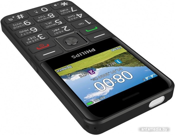 Мобильный телефон Philips Xenium E207 (черный) - фото 5 - id-p218237533