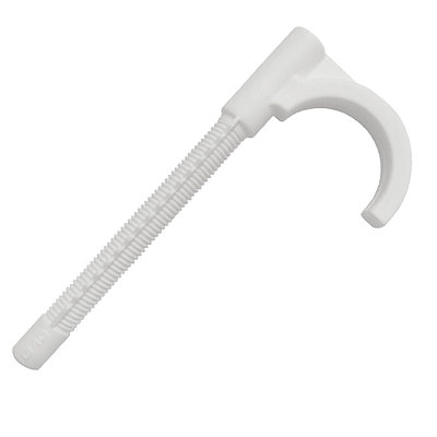 Крюк пластмассовый белый для крепления труб теплого пола 12-20/12-26, L 80 мм KAN-therm