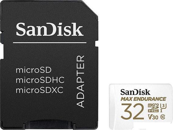Карта памяти SanDisk microSDHC SDSQQVR-032G-GN6IA 32GB (с адаптером), фото 2