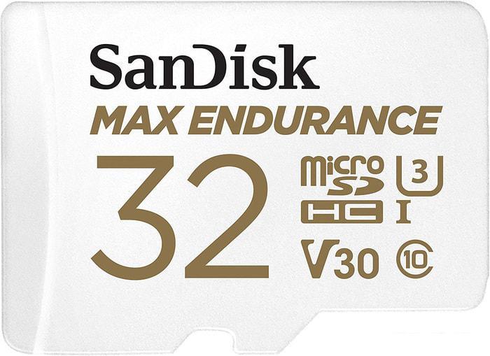 Карта памяти SanDisk microSDHC SDSQQVR-032G-GN6IA 32GB (с адаптером) - фото 3 - id-p216971796