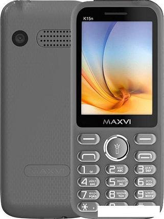 Мобильный телефон Maxvi K15n (серый), фото 2