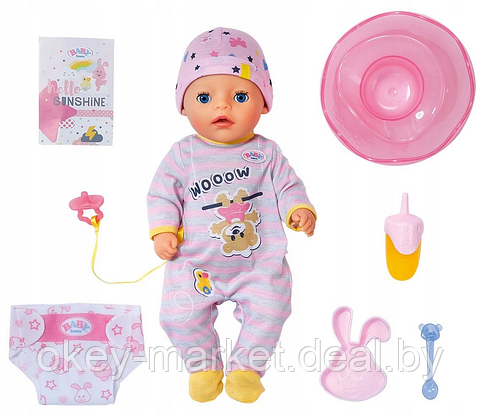 Интерактивная кукла Baby Born Little Girl 36 см - Zapf Creation 831960, фото 2