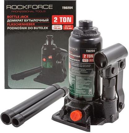 Бутылочный домкрат RockForce RF-T90204(DS) 2т, фото 2