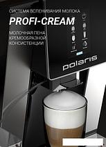 Эспрессо кофемашина Polaris PACM 2060AC (серебристый), фото 3
