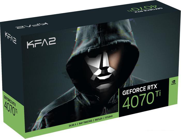 Видеокарта KFA2 GeForce RTX 4070 Ti ST 1-Click OC 47IOM7MD6TTK - фото 4 - id-p218192256