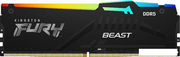 Оперативная память Kingston FURY Beast RGB 32ГБ DDR5 5600 МГц KF556C40BBA-32, фото 2
