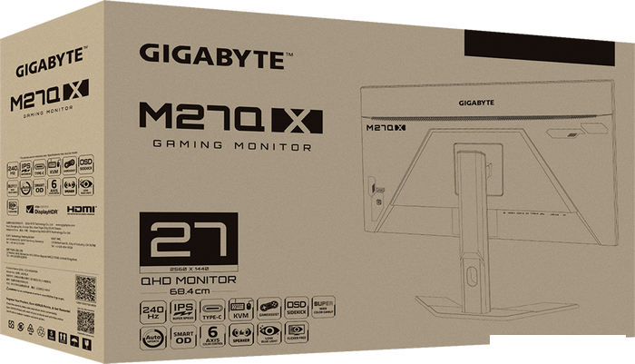 Игровой монитор Gigabyte M27Q X - фото 8 - id-p217830886