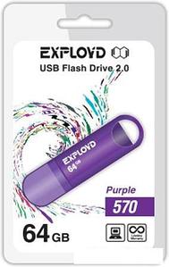 USB Flash Exployd 570 64GB (фиолетовый) [EX-64GB-570-Purple]