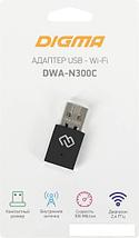 Wi-Fi адаптер Digma DWA-N300C, фото 2