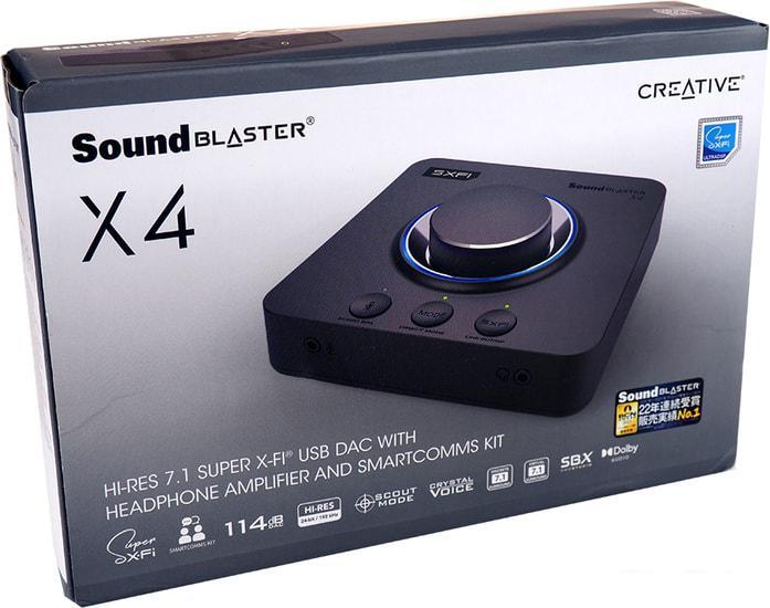 Внешняя звуковая карта Creative Sound Blaster X4 - фото 5 - id-p218097452