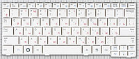 Клавиатура для ноутбука Samsung NF110, белая, RU