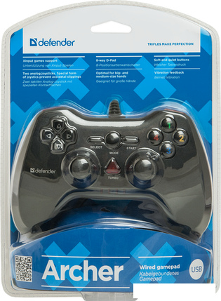 Геймпад Defender Archer USB-PS2/3, фото 2