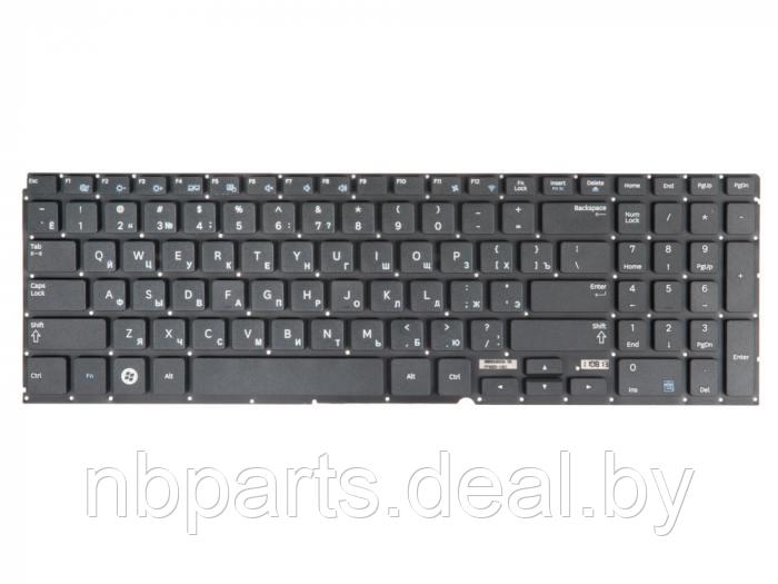 Клавиатура для ноутбука Samsung NP700Z5A, 700Z5A, чёрная, с подсветкой, RU