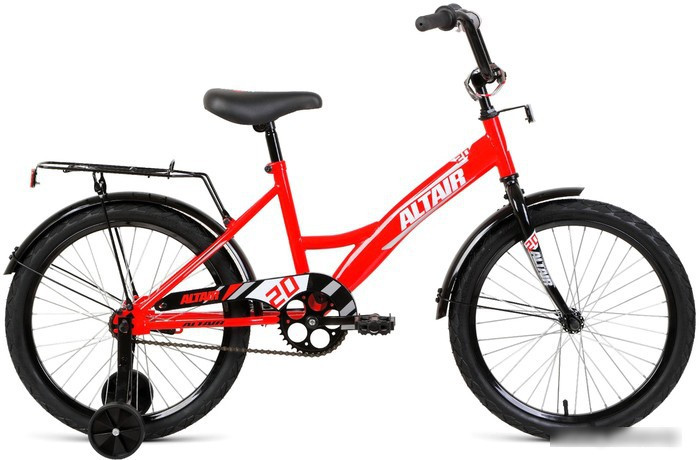 Детский велосипед Altair Kids 20 2022 (красный/серебристый) - фото 1 - id-p211713382
