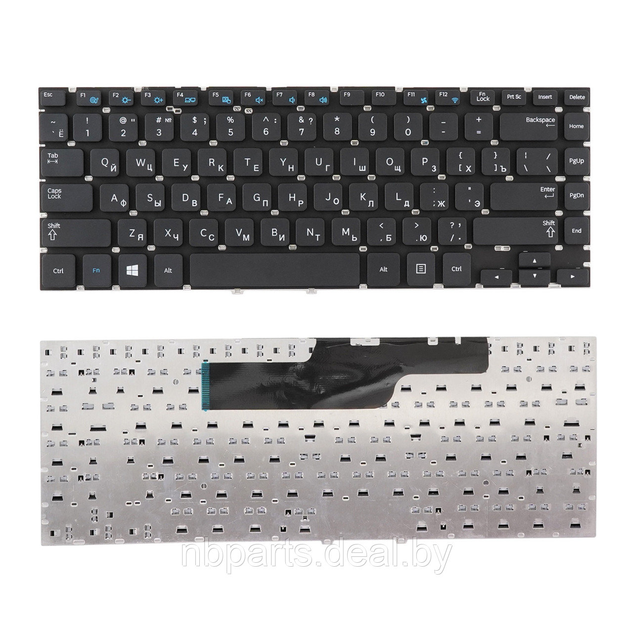 Клавиатура для ноутбука Samsung NP355V4C, 300V4A, чёрная, RU - фото 1 - id-p176484877
