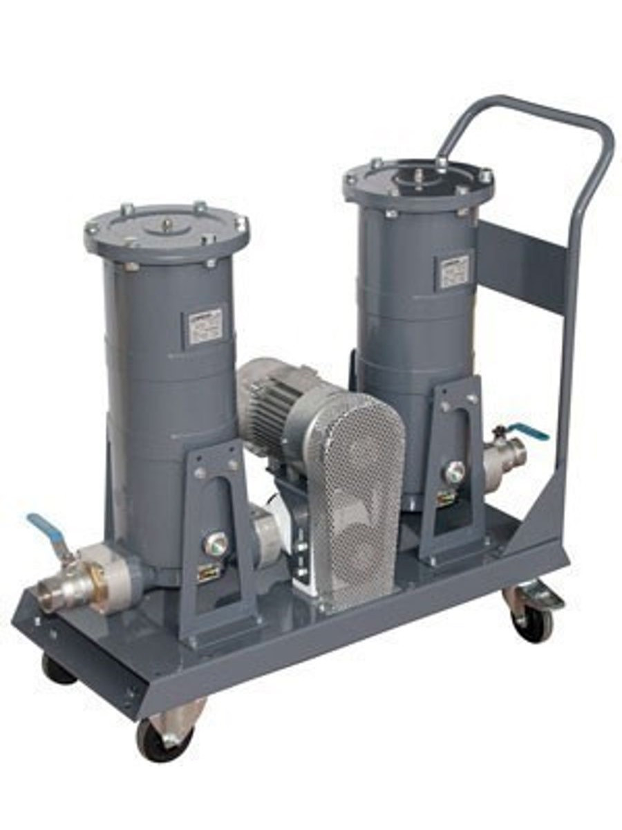 FG-300x2 - Мобильная фильтрующая установка с насосом BAG-800 230/400 VAC pump, 50/15 µm c абсорб. - фото 1 - id-p218237856