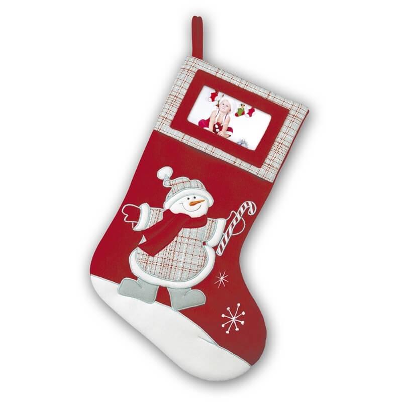 42238 Фоторамка ZEP TT47 Christmas Socks 10x15 (h 47) носок на рождество, новый год, серебристый - фото 3 - id-p218244837