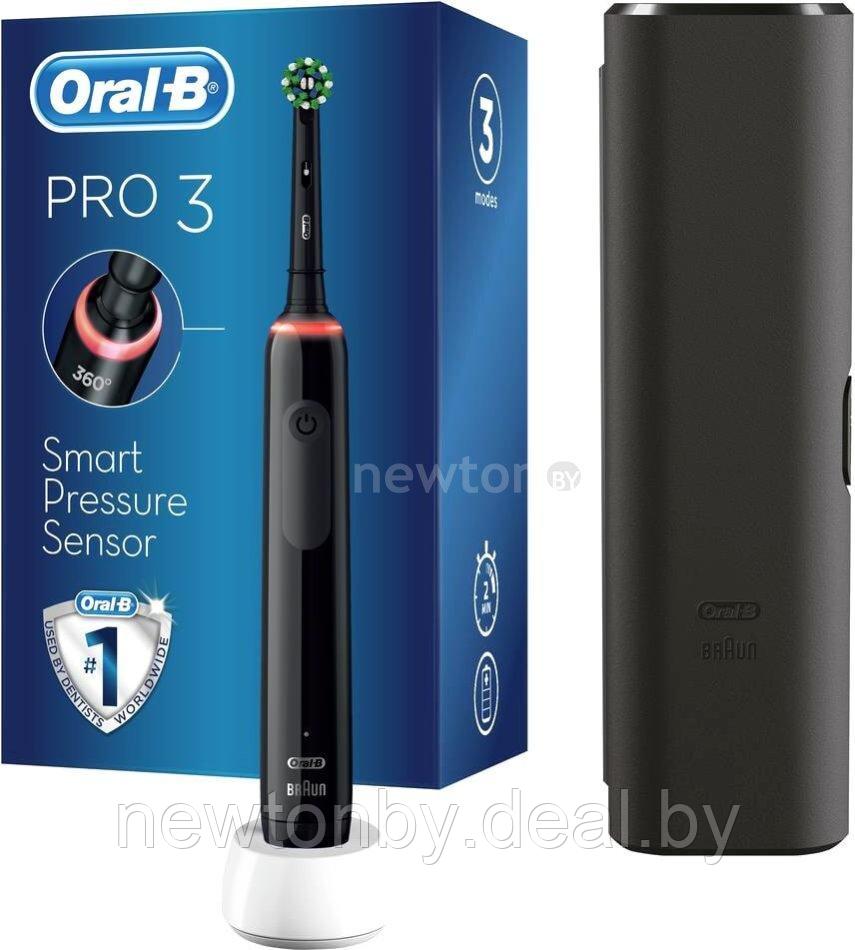 Электрическая зубная щетка Oral-B Pro 3 3500 Cross Action D505.513.3 (черный) - фото 1 - id-p218245176