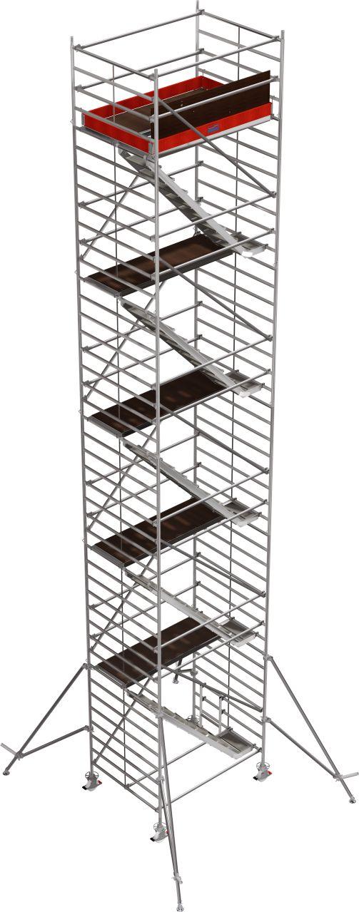 Вышка-тура алюминиевая KRAUSE STABILO серия 5500 с трапом РВ 12,5 м (769046)